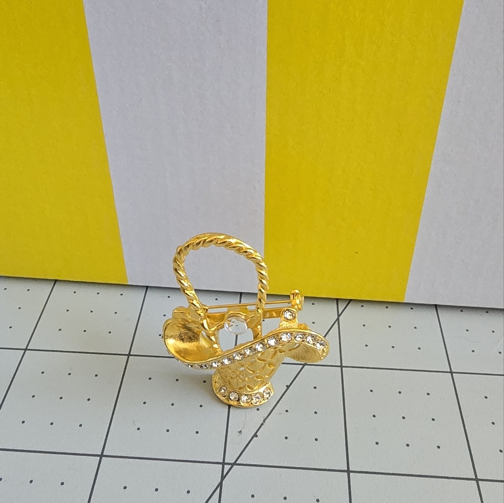 Weiss Vintage Gold/Silver Tone Brooch